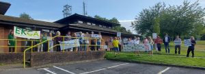 Betteshanger Campaigners outside Dover District Council Offices